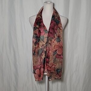 ♥️SCARF  rectangular  floral print